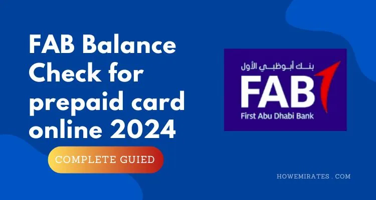 FAB Balance Check online for PPC 2024 – complete guide