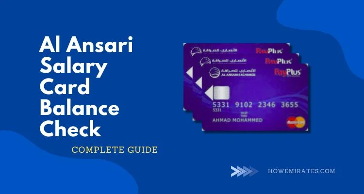 Al Ansari Salary Card Balance Check