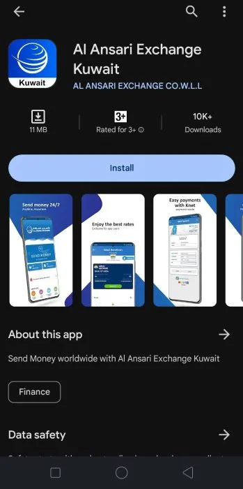 Checking Al Ansari Card Balance using the App
