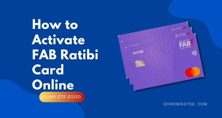 How to Activate FAB Ratibi Card Online: Using Mobile App