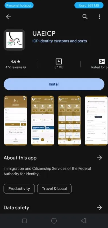 Emirates ID Status-UAEICP-App
