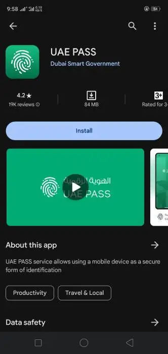 Emirates ID status UAE pass app
