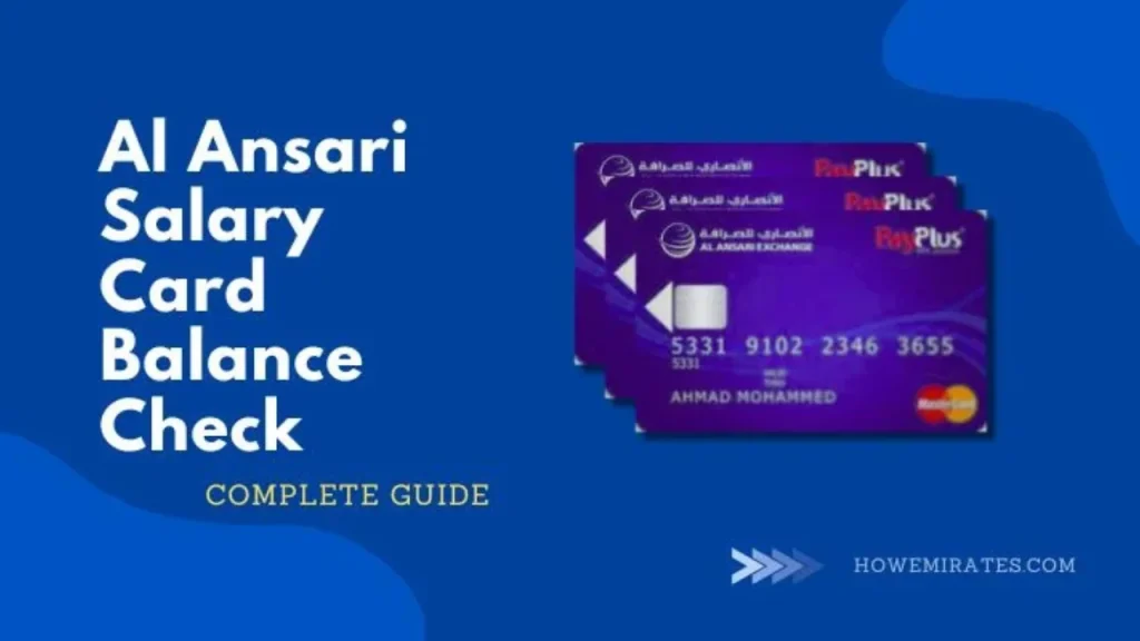 Al Ansari Salary Card Balance Check
