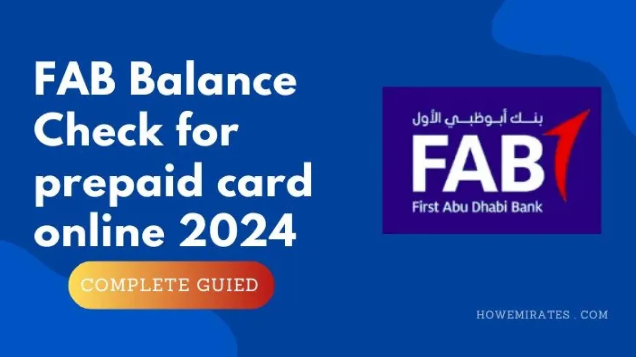 FAB Bank Balance Check