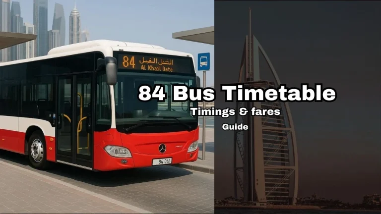 84 Bus Schedule