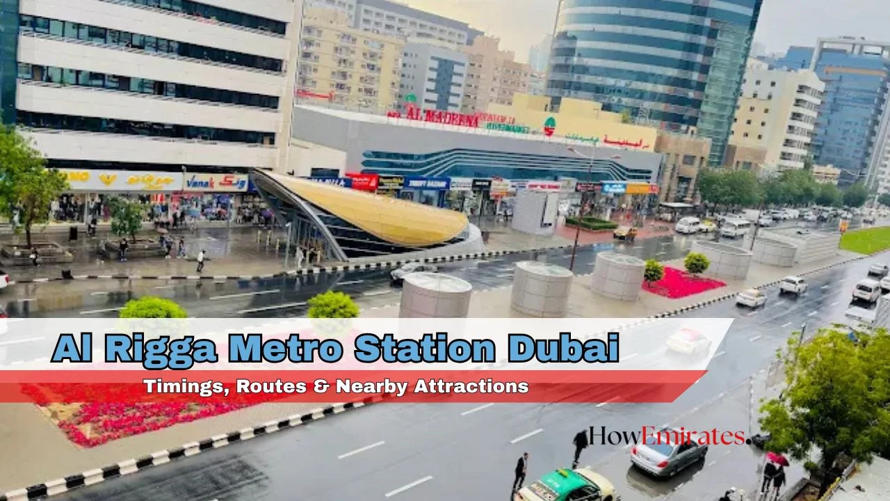 Al Rigga Metro Station Dubai