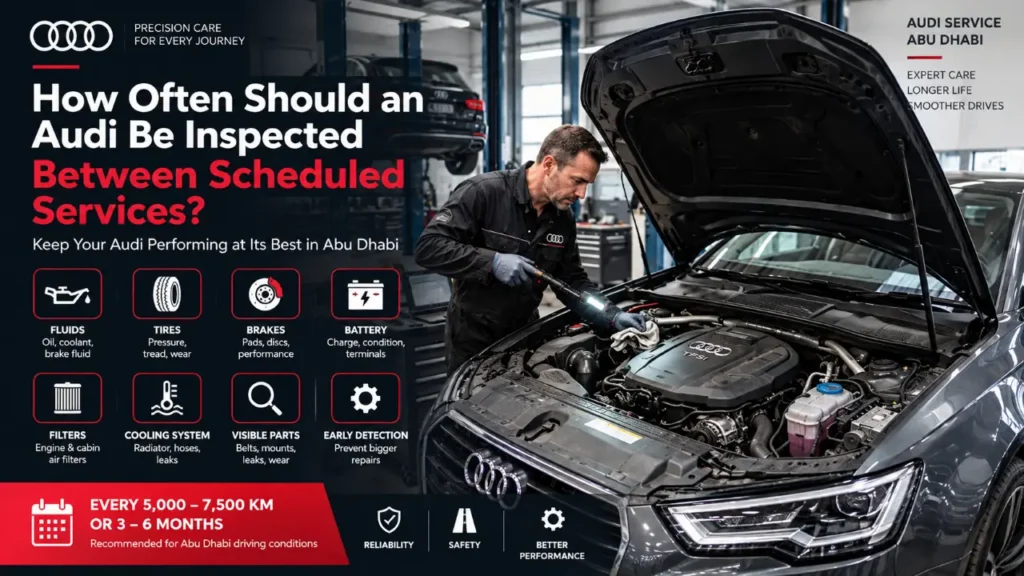 Audi service in Abu Dhabi