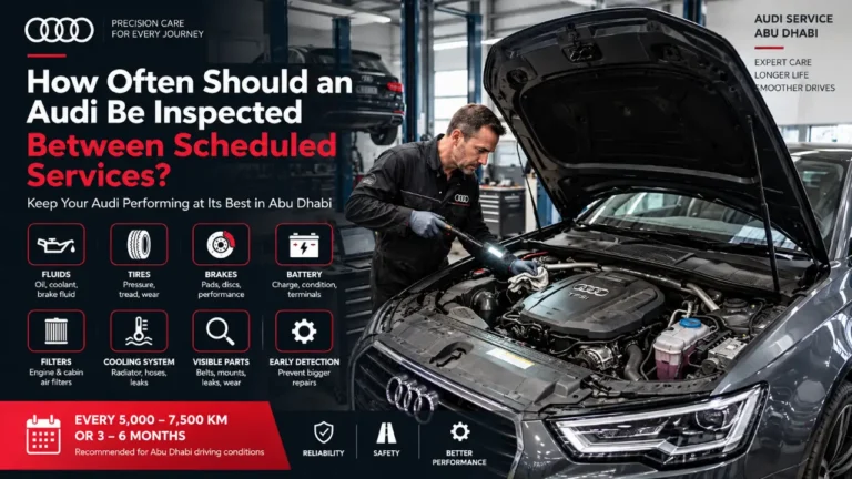 Audi service in Abu Dhabi