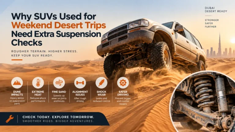 SUV Suspension Checks for Dubai Desert Driving