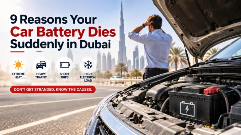 car battery dies suddenly in Dubai